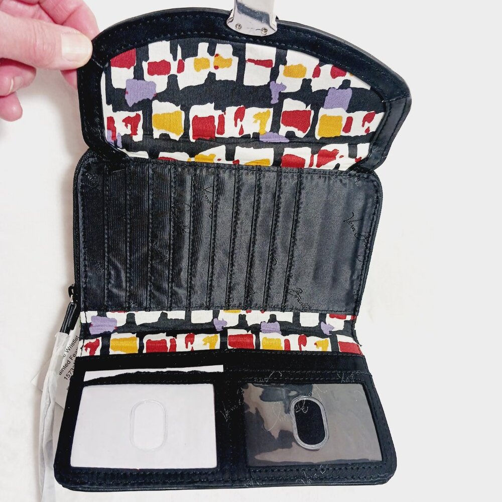 NWT Vera Bradley Ultimate Wristlet Wallet - Painted Feathers (Retired) Versatile - Picture 11 of 15